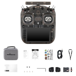Пульт дистанційного керування RadioMaster TX16S MK3 Transparent Charcoal — FPV апаратура ELRS Gemini 2.4/900 МГц, Hall-гімбали V6, сенсорний IPS екран 5"
